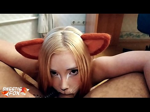 ❤️ Kitsune norīt penis un sperma viņas mutē ☑ Porno pie mums